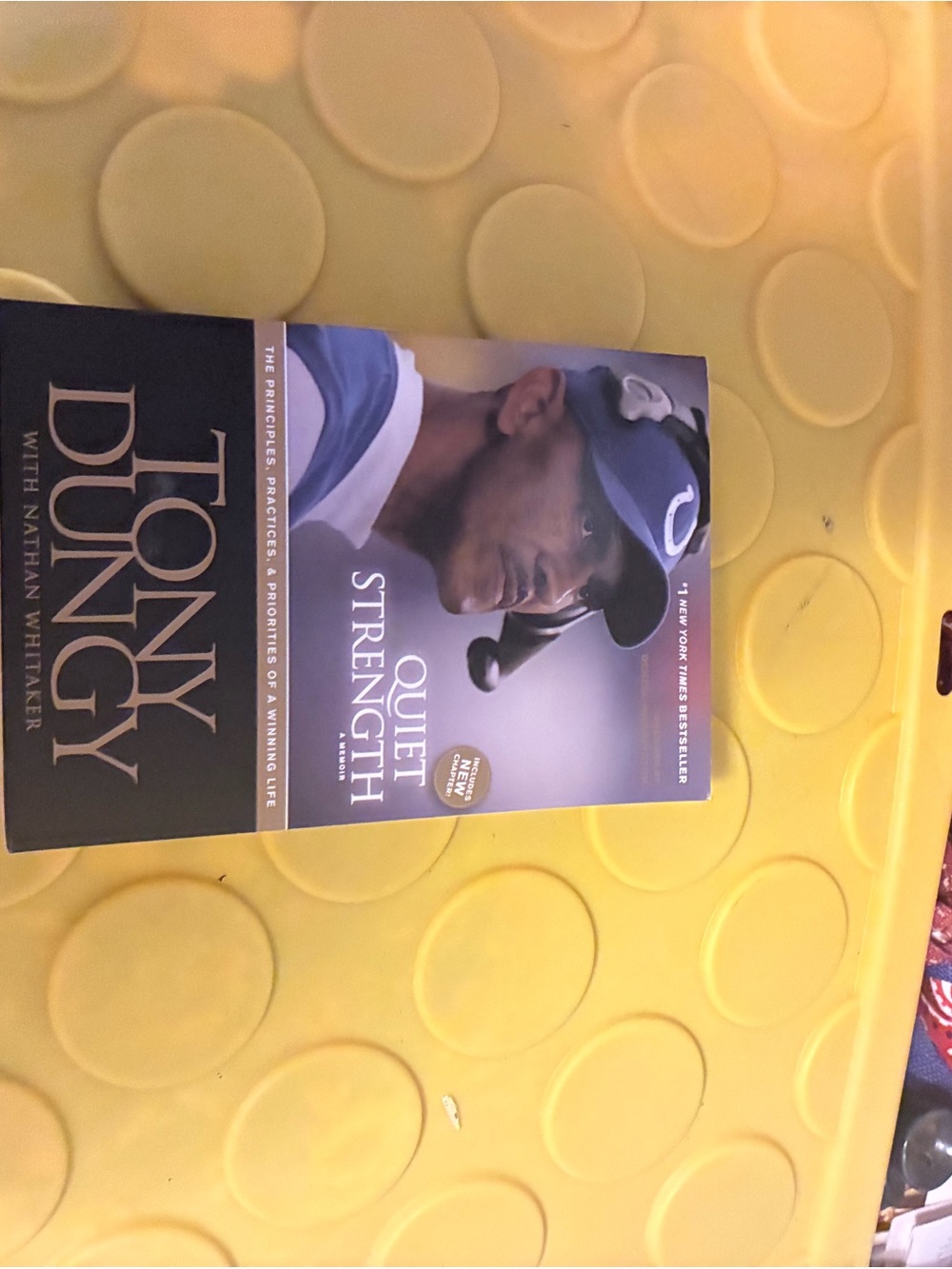 Quiet Strength by Tony Dungy - Navy & White Paperback